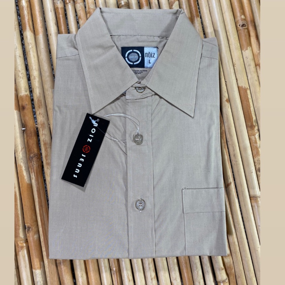 NWT Noiz Tan Button Down